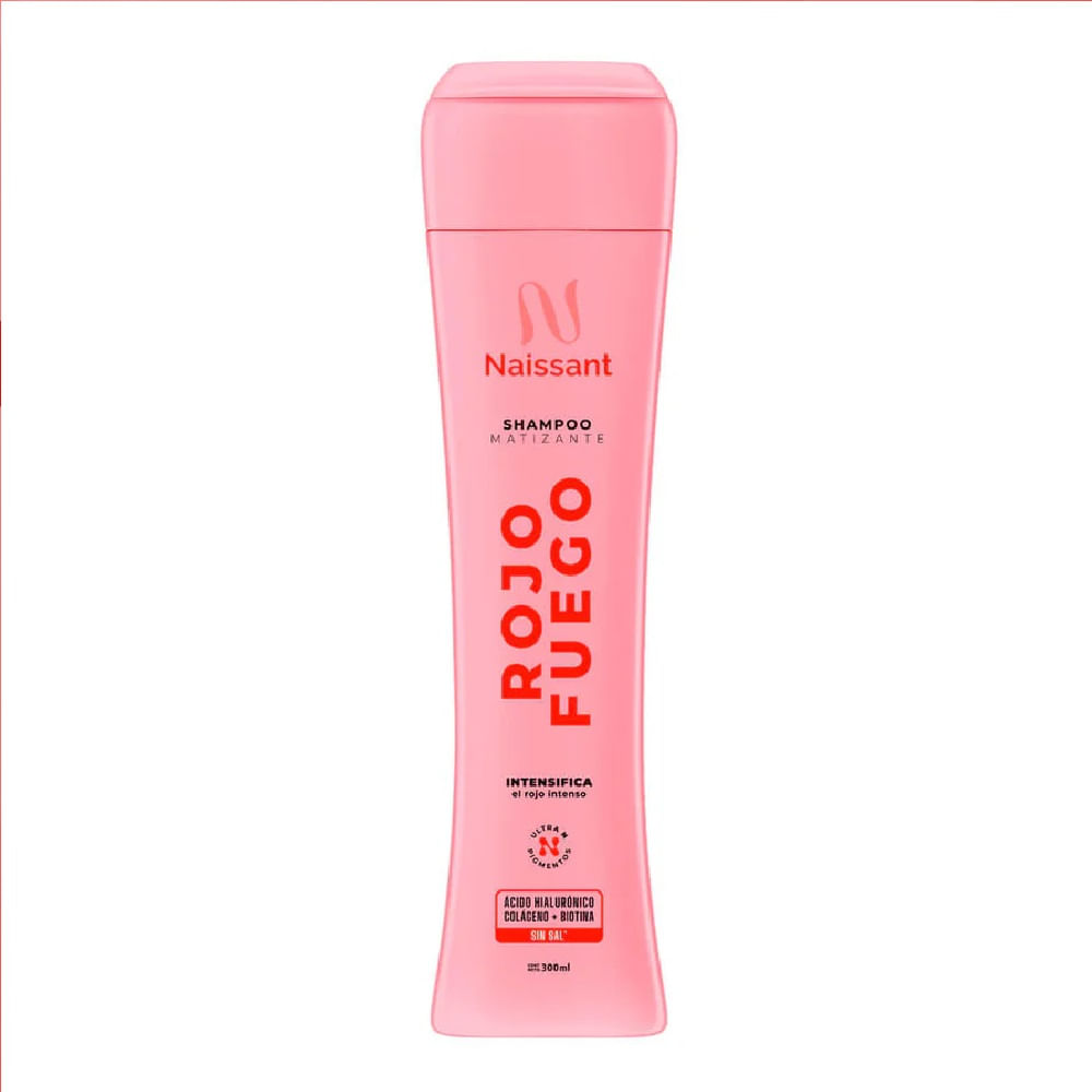 Shampoo matizante Naissant Rojo 300 ml